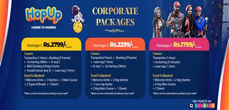 Hopup Corporate packages